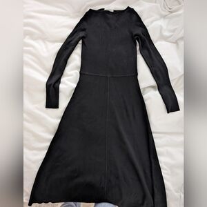 Babaton Stiles Black Long Sleeve Dress